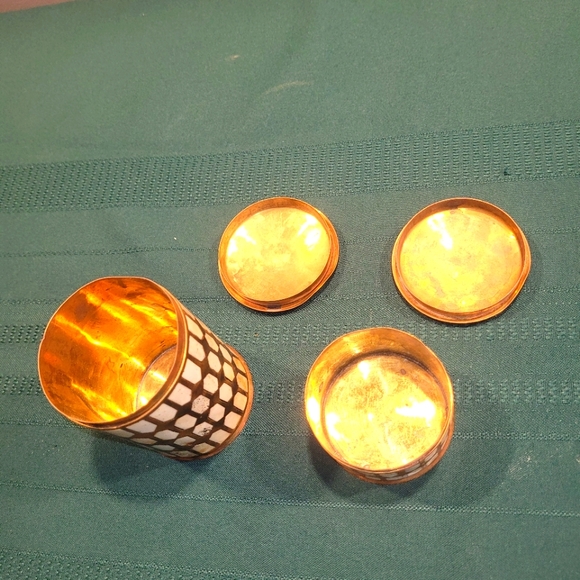 Vintage Brass Vanity Set - Picture 5 of 5